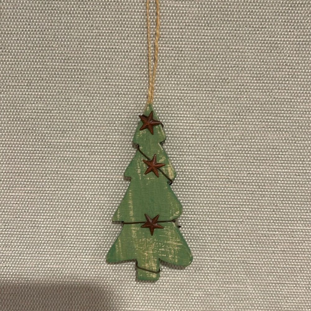 Christmas Tree Wooden Ornament